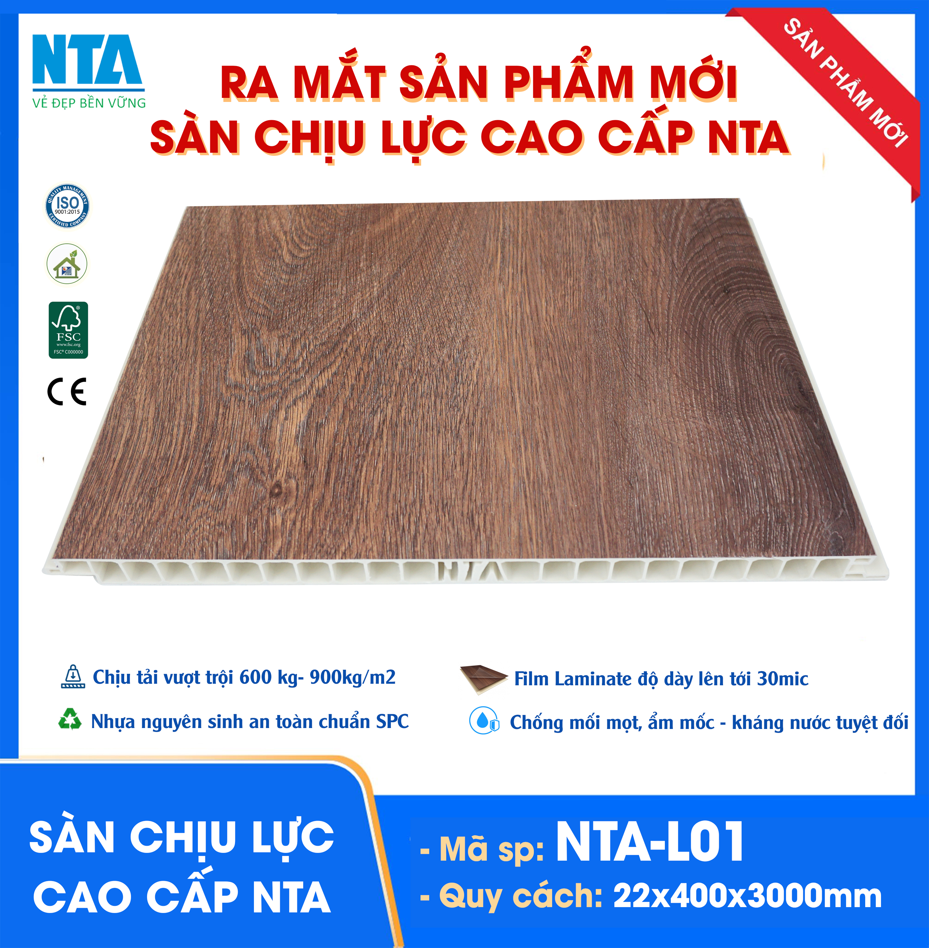 Sàn Chịu Lực PVC 400- L01