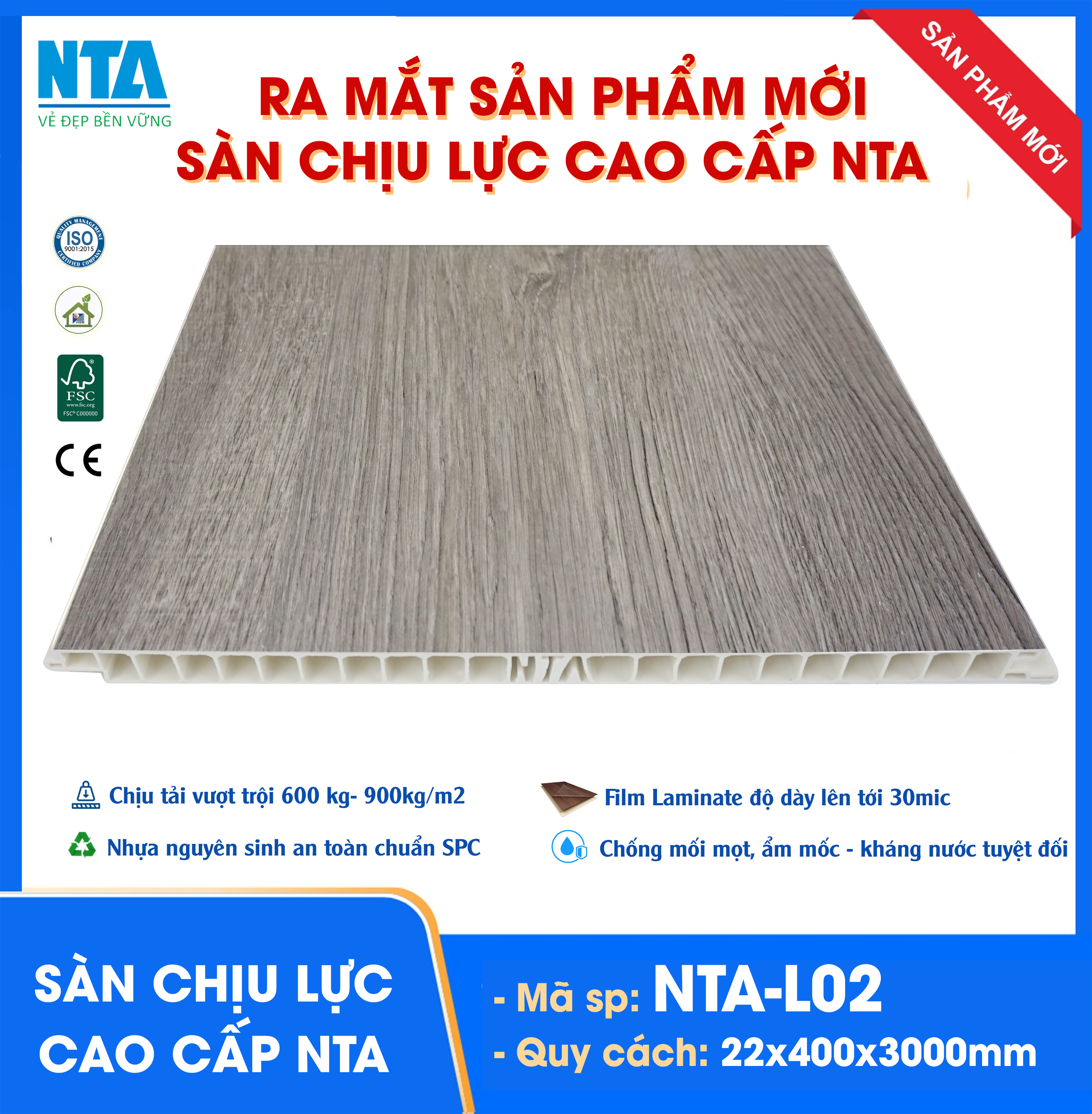 Sàn Chịu Lực PVC 400- L02