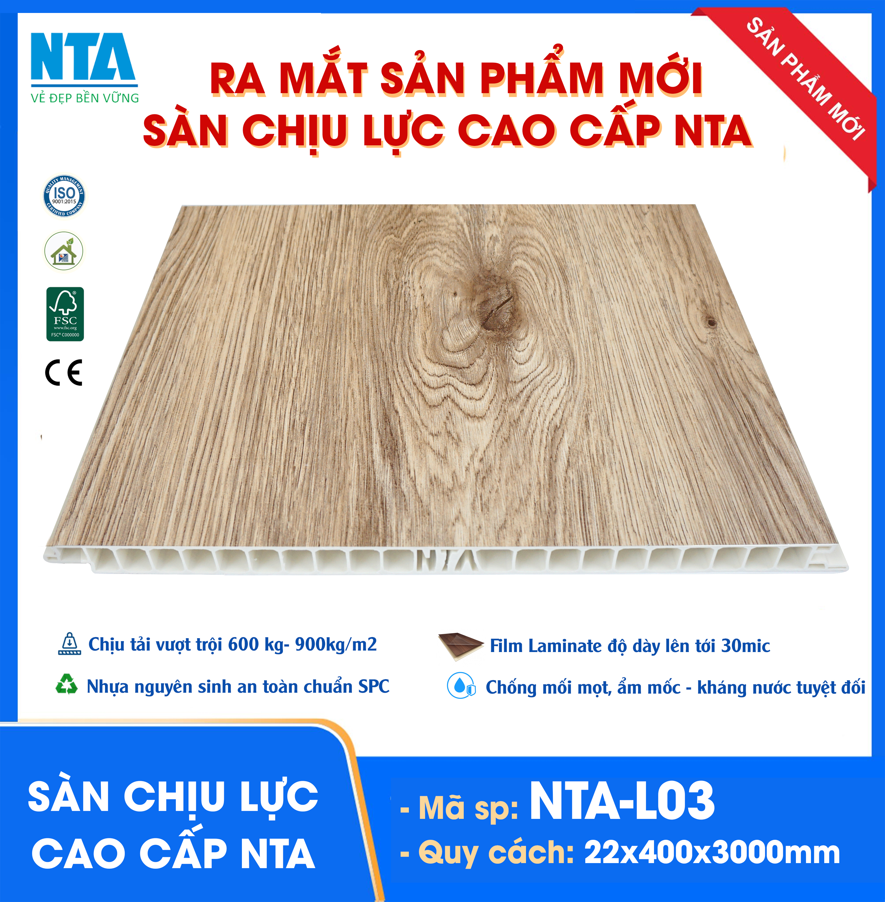 Sàn Chịu Lực PVC 400- L03