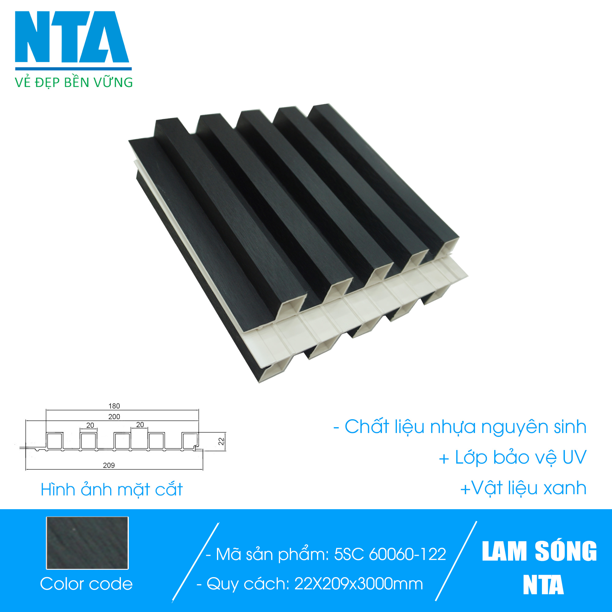 5-high louver panels NTA 60060-122