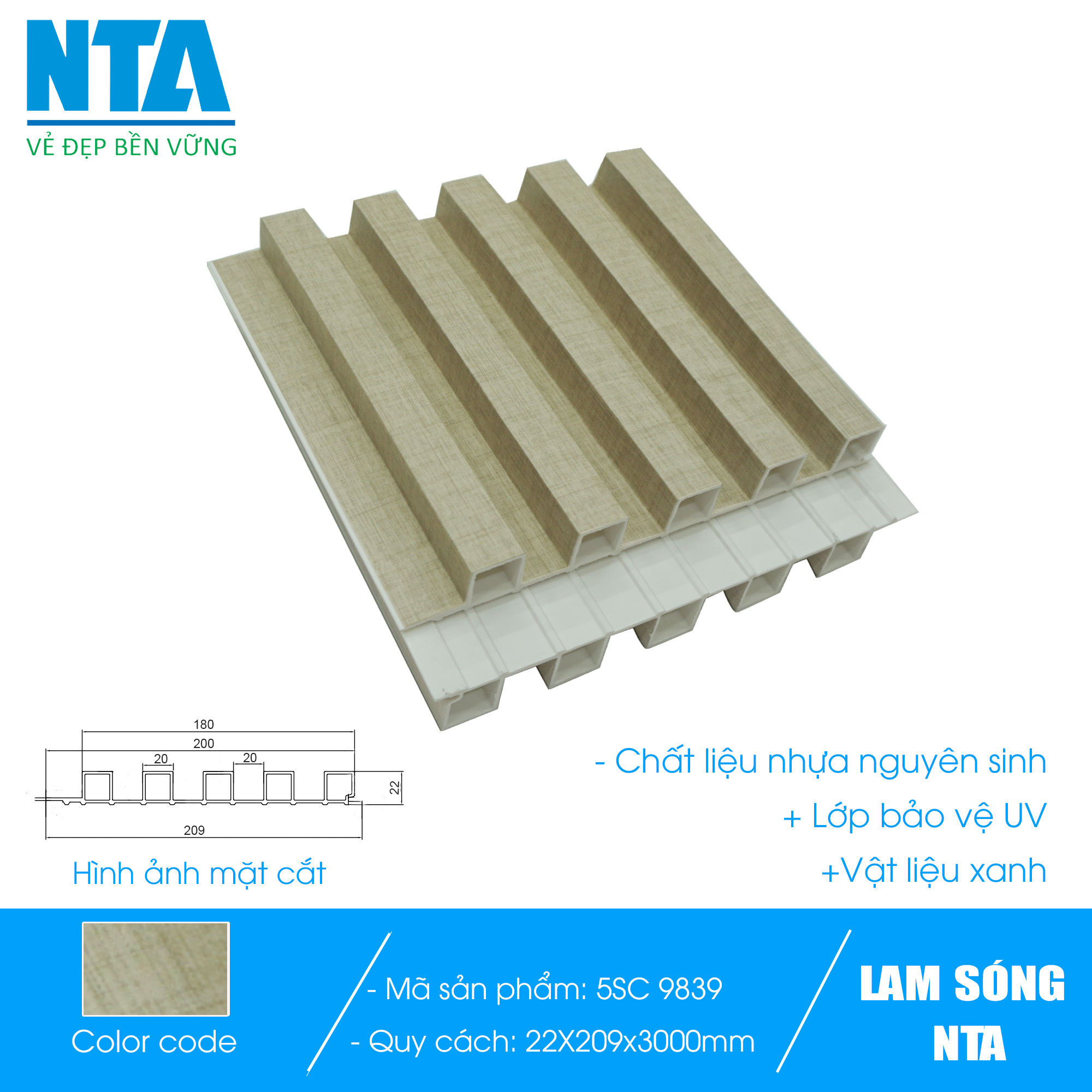 5-high louver panels NTA 9839